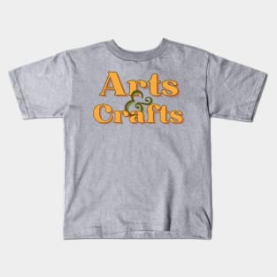 Retro Arts & Crafts Kids T-Shirt